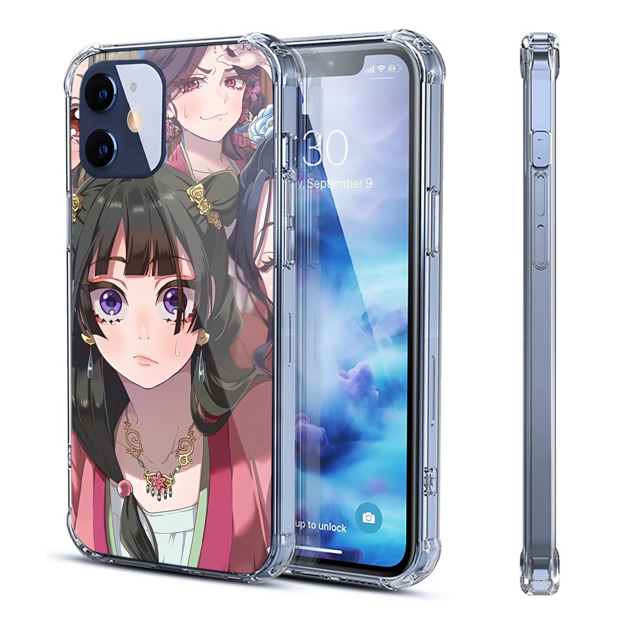 （画像用） 薬屋のひとりごと The Apothecary Diaries 【iPhone 12シリーズ対応】透明スマホケース（クリアソフトケース）